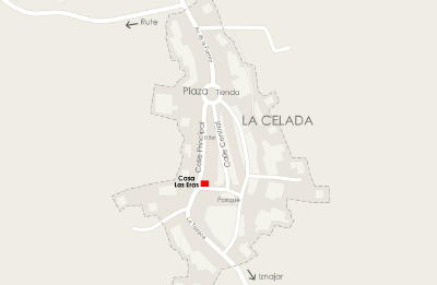 La Celada Map Iznajar