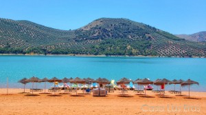 Beach at Valdearenas Iznajar